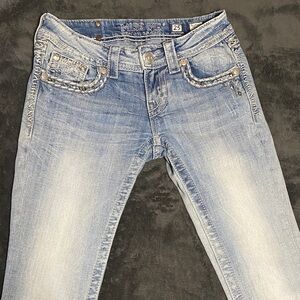 Miss Me Women's Light Wash Boot Cut Jeans